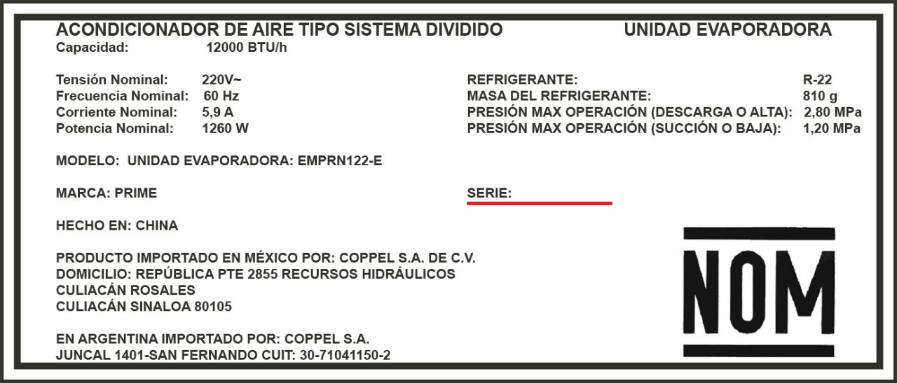 Imagen de referencia para serie